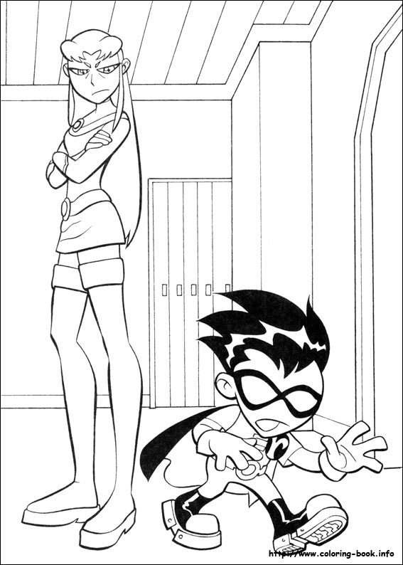 Teen Titans coloring picture