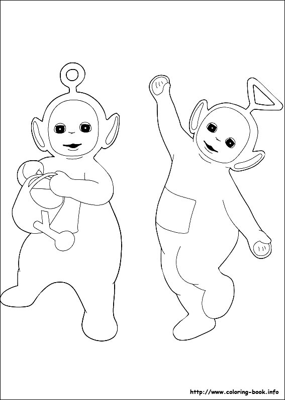 Teletubbies coloring picture