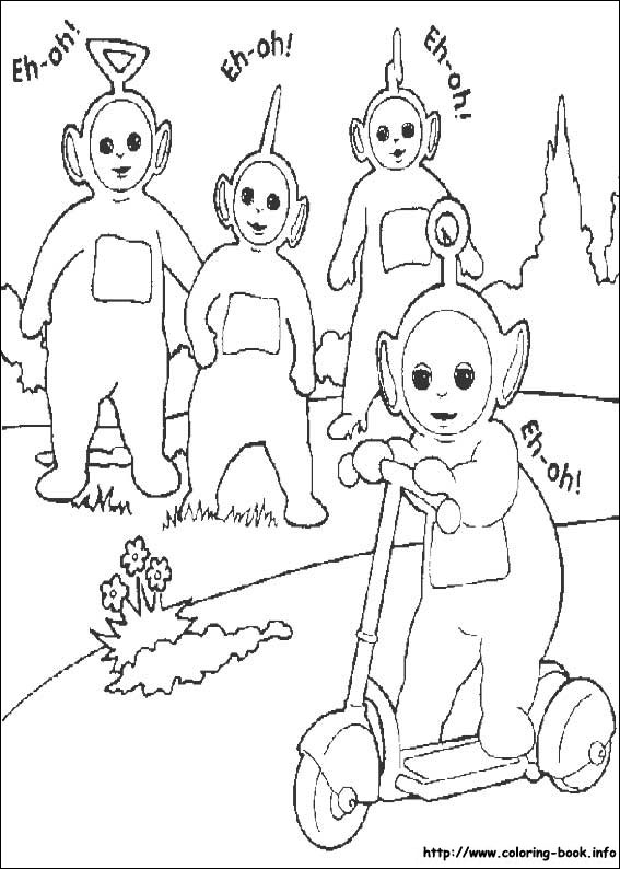 Teletubbies coloring picture