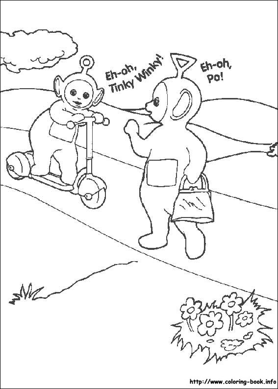 Teletubbies coloring picture