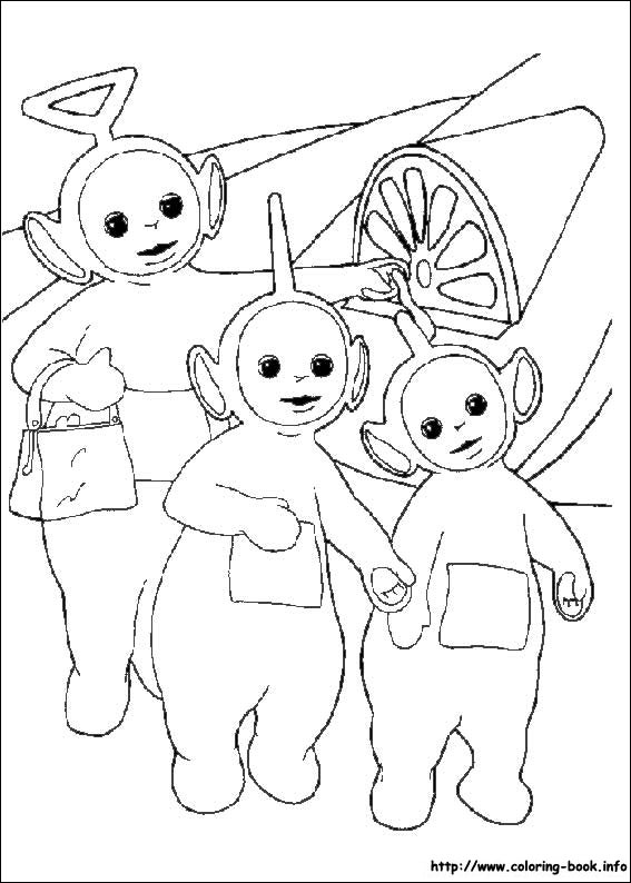 Teletubbies coloring picture