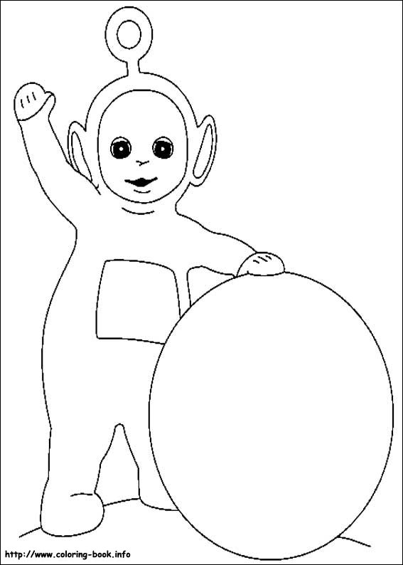 Teletubbies coloring picture