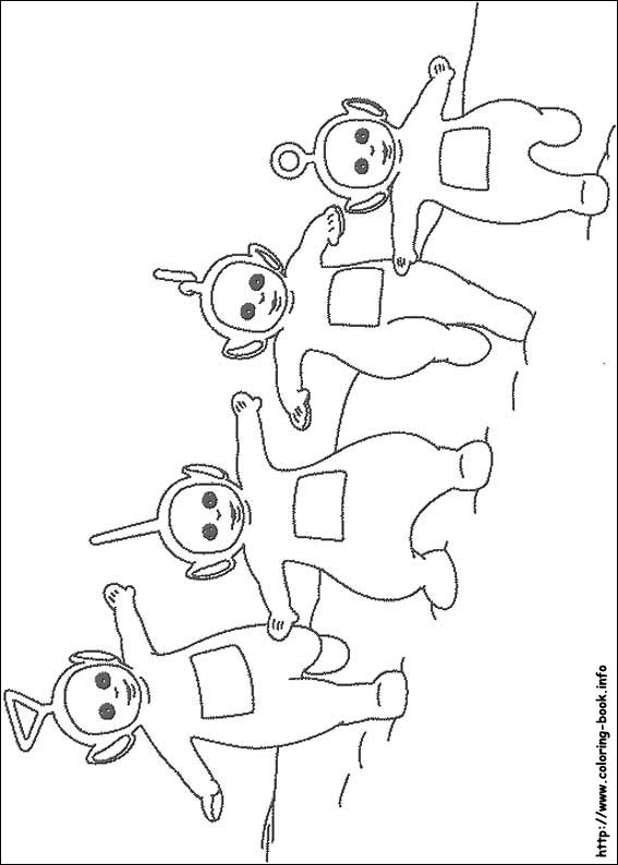 Teletubbies coloring picture