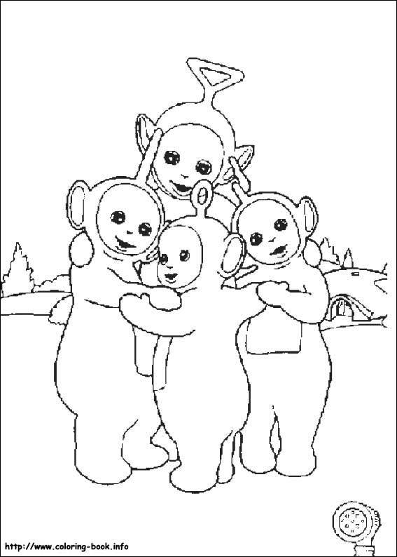 Teletubbies coloring picture