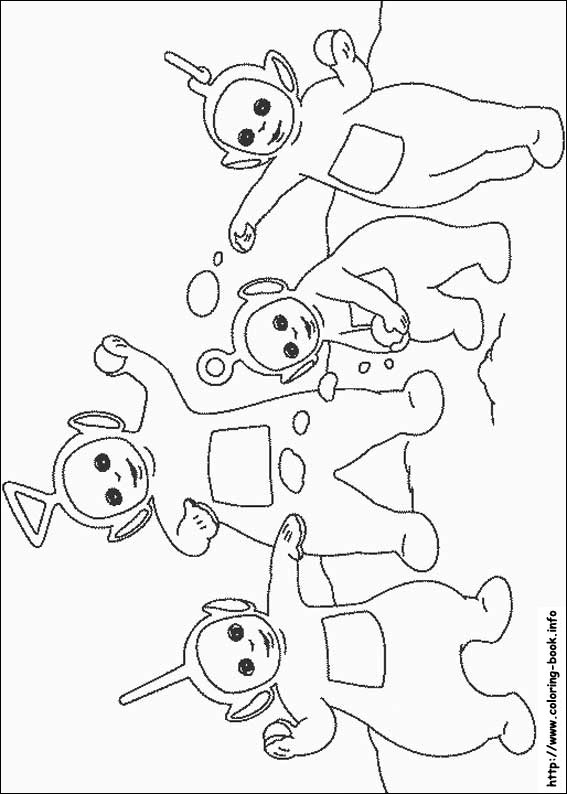 Teletubbies coloring picture