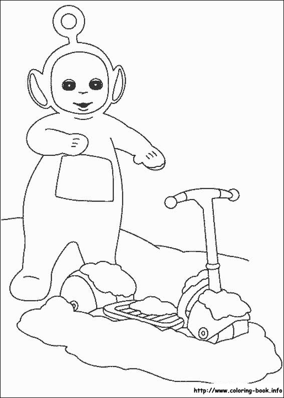 Teletubbies coloring picture