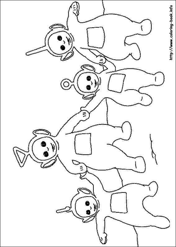 Teletubbies coloring picture