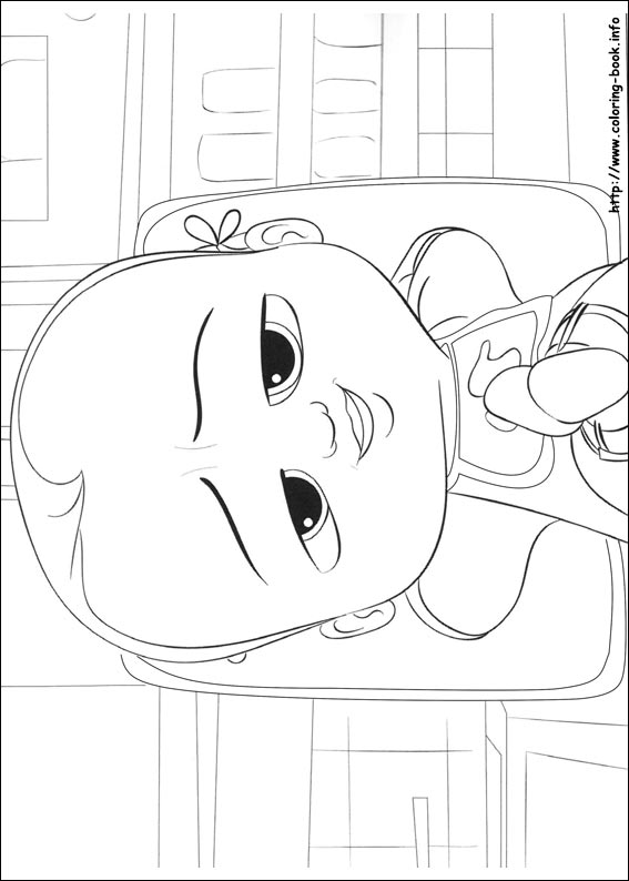 The Boss Baby coloring picture