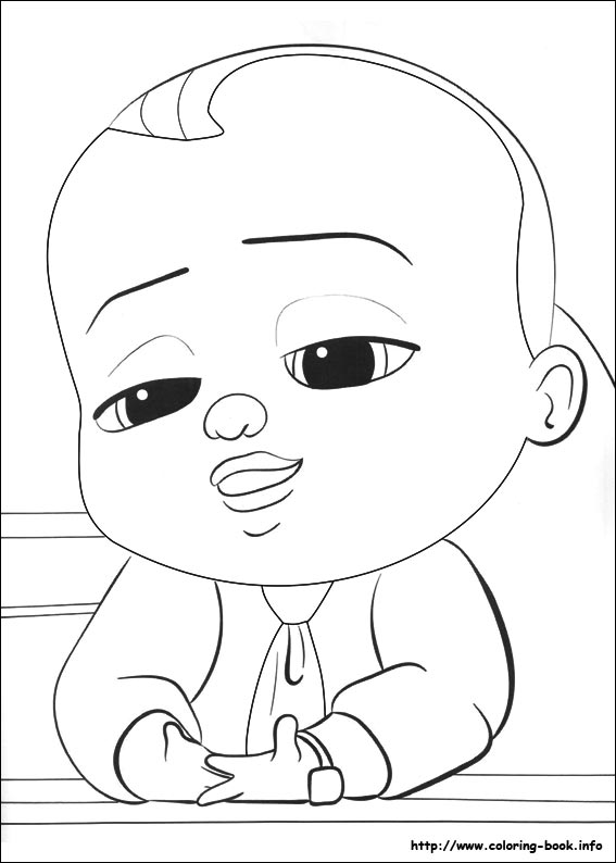 The Boss Baby coloring picture