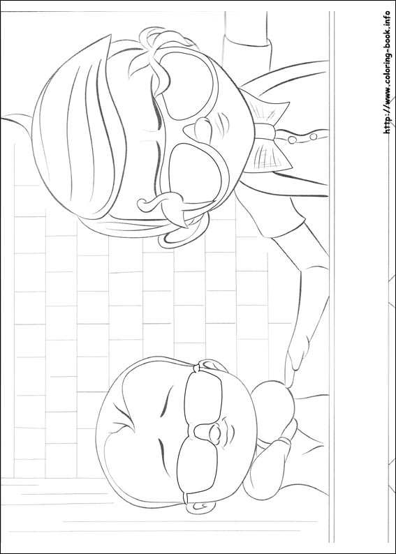 The Boss Baby coloring picture