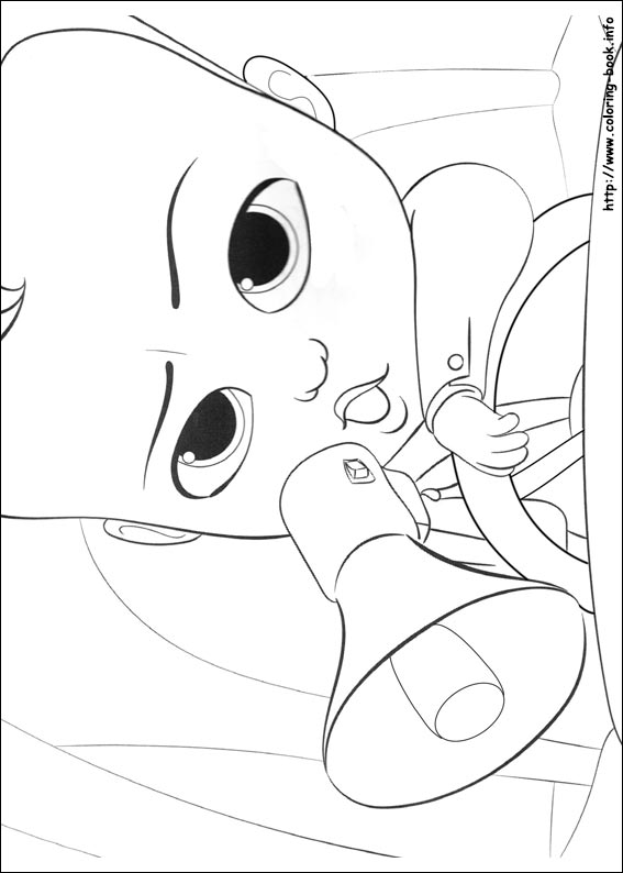 The Boss Baby coloring picture