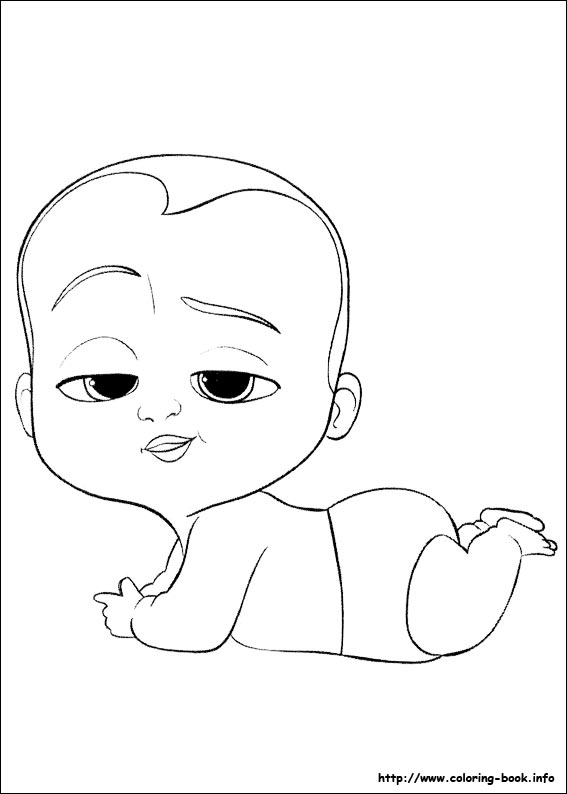 The Boss Baby coloring picture