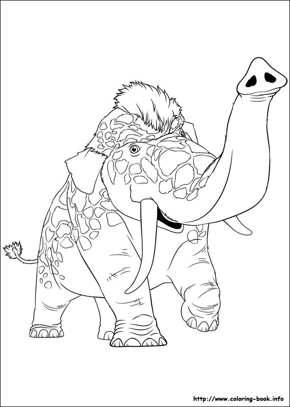 The Croods coloring picture