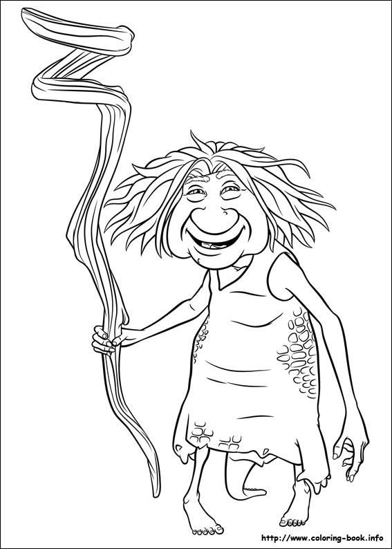 The Croods coloring picture