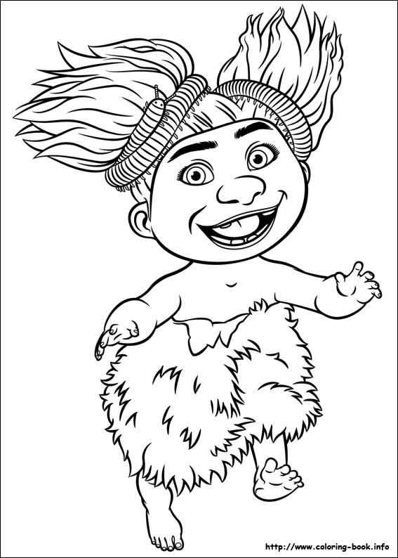 The Croods coloring picture