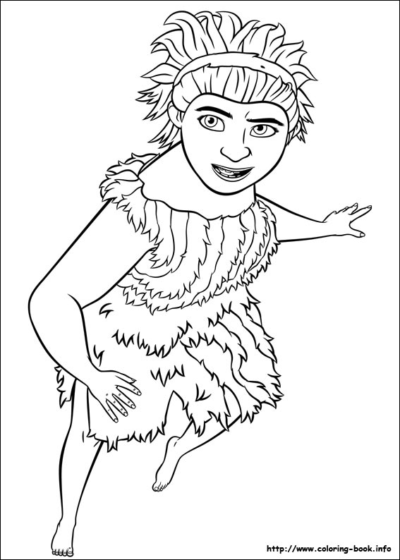 The Croods coloring picture