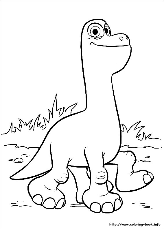 The Good Dinosaur coloring picture