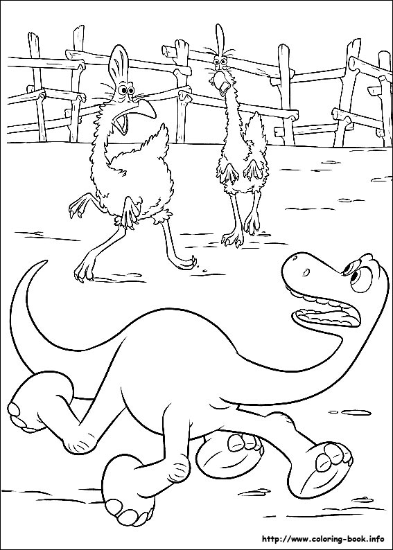 The Good Dinosaur coloring picture