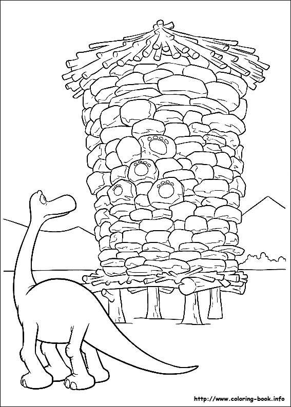 The Good Dinosaur coloring picture