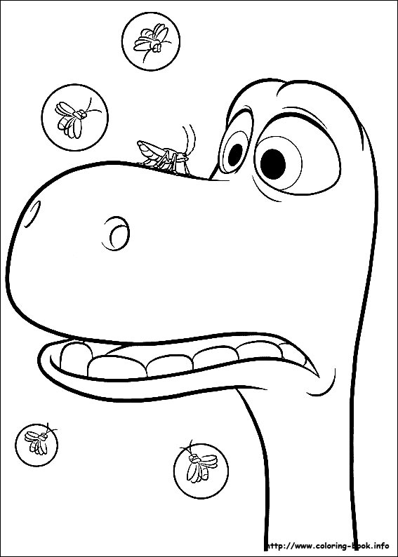 The Good Dinosaur coloring picture