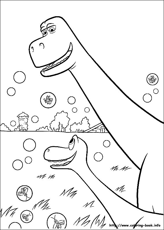 The Good Dinosaur coloring picture