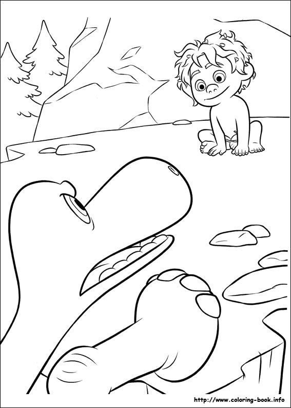 The Good Dinosaur coloring picture