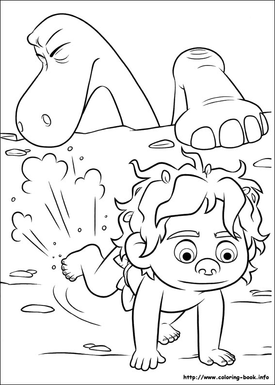 The Good Dinosaur coloring picture