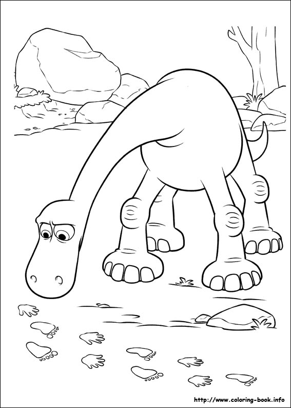 The Good Dinosaur coloring picture