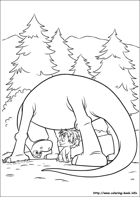 The Good Dinosaur coloring picture