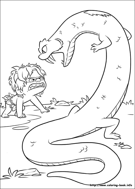 The Good Dinosaur coloring picture