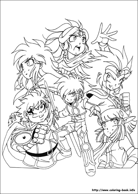 The Legendaries coloring picture