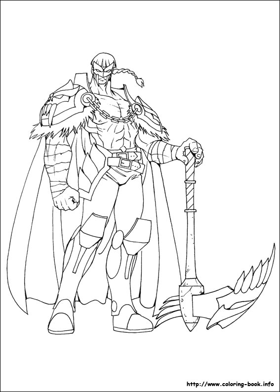 The Legendaries coloring picture