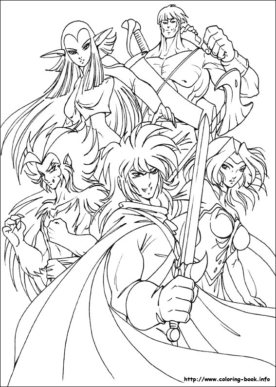 The Legendaries coloring picture