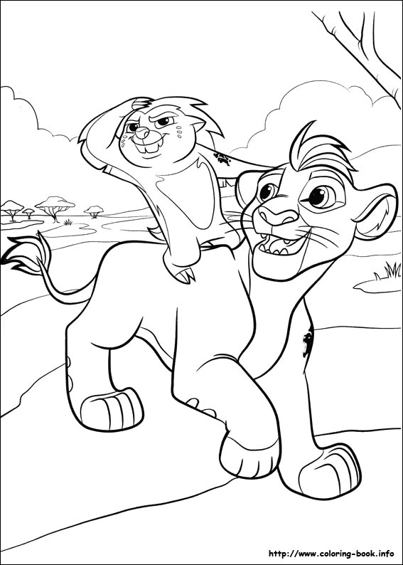 The Lion Guard coloring picture