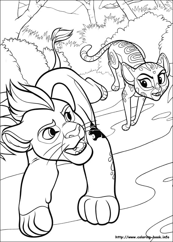 The Lion Guard coloring picture