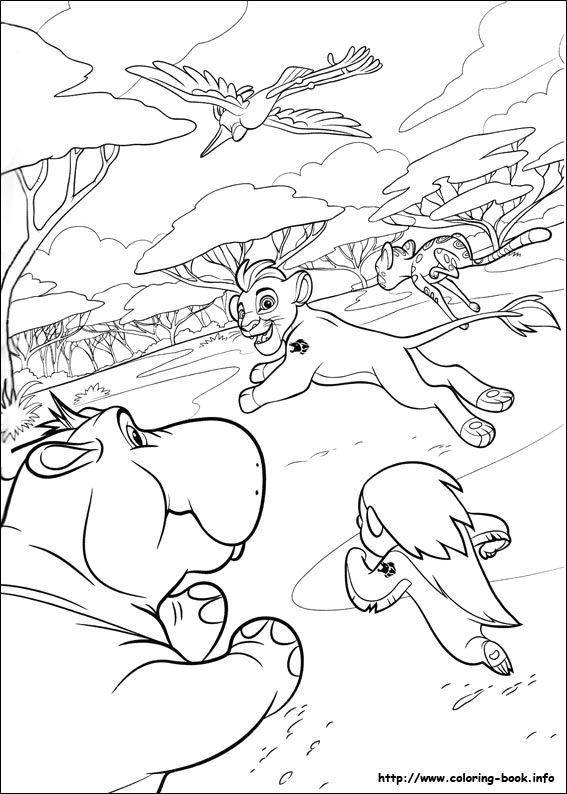 The Lion Guard coloring picture