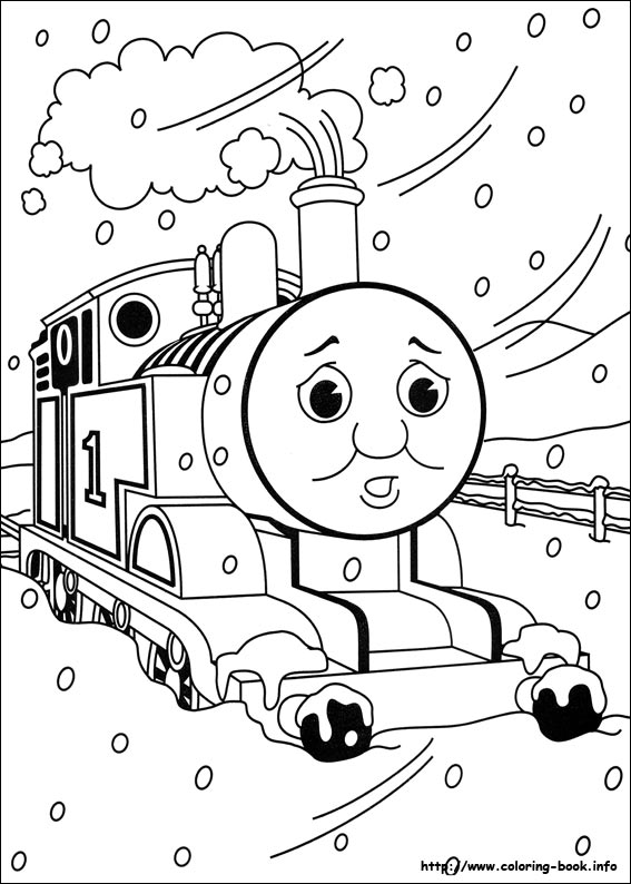 Thomas and Friends coloring picture