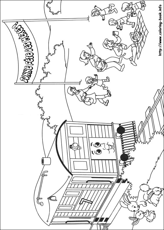 Thomas and Friends coloring picture