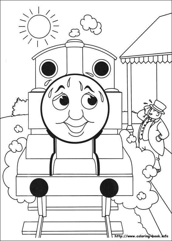 Thomas and Friends coloring picture