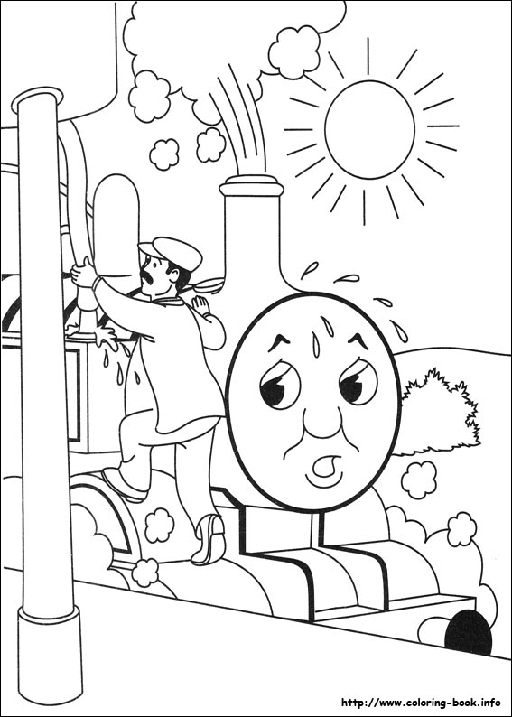 Thomas and Friends coloring picture