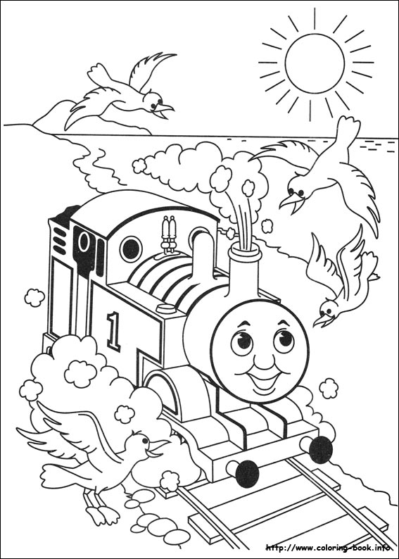 Thomas and Friends coloring picture