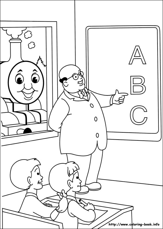 Thomas and Friends coloring picture