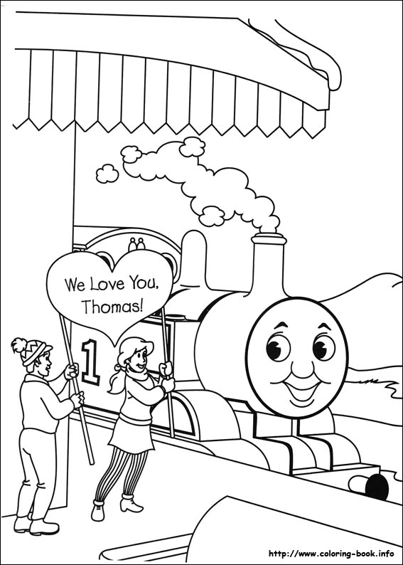 Thomas and Friends coloring picture