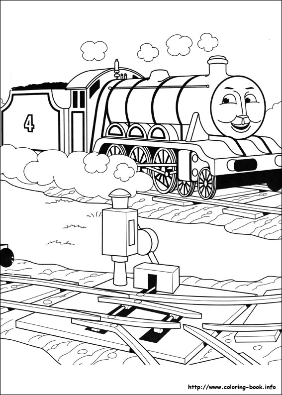 Thomas and Friends coloring picture