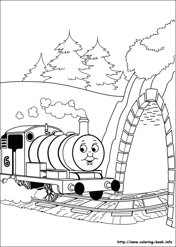 Thomas and Friends coloring picture