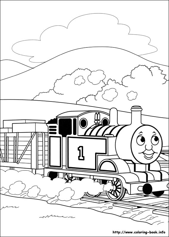 Thomas and Friends coloring picture