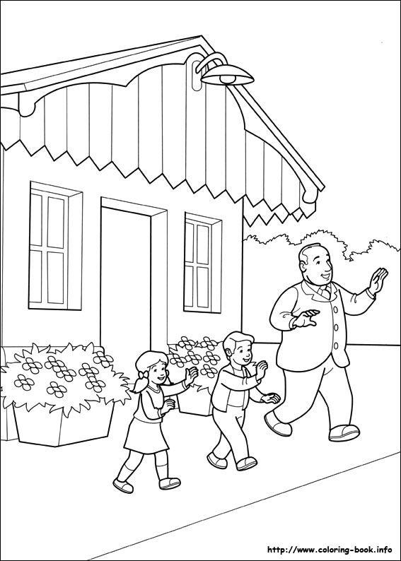 Thomas and Friends coloring picture