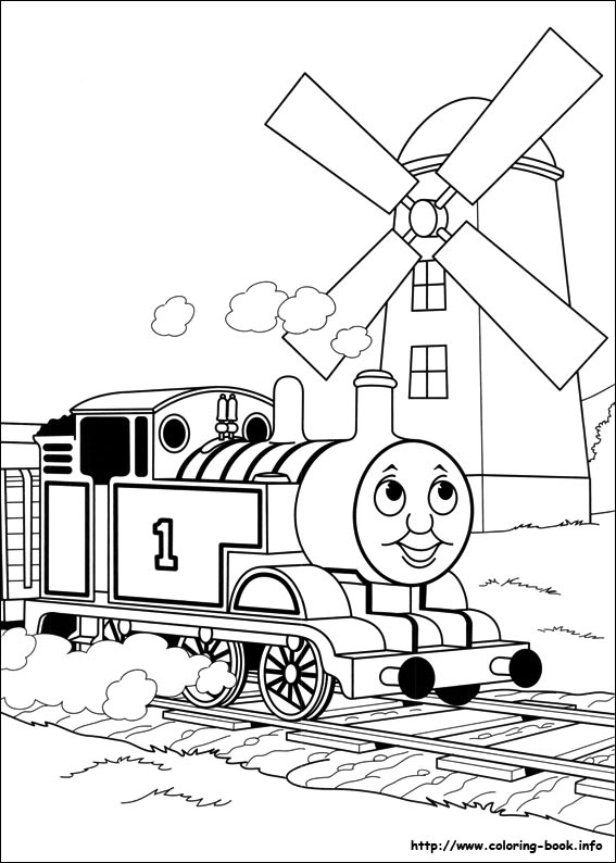 Thomas and Friends coloring picture