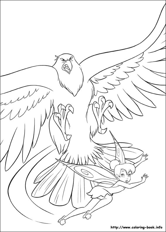 Tinkerbell coloring picture