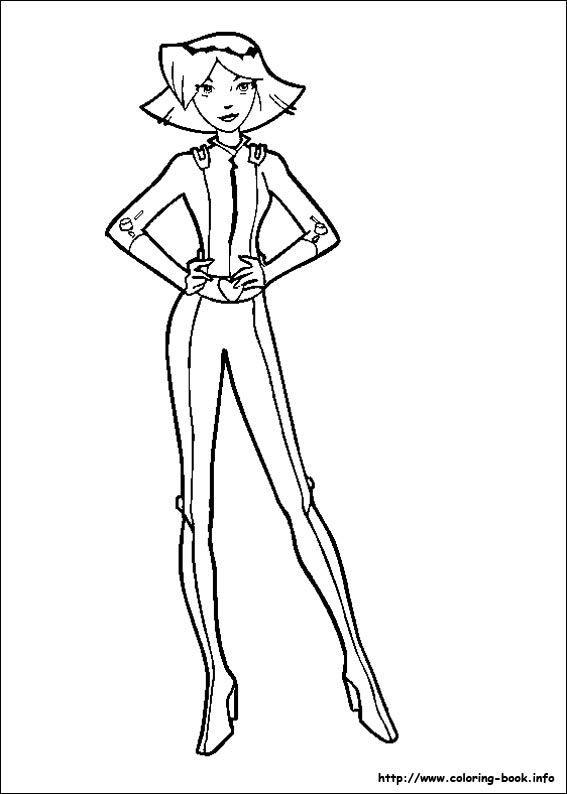 Totally Spies coloring picture